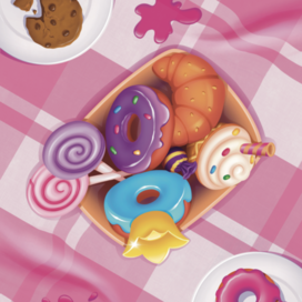 Иллюстрация для рубашкаи карточки для настольной игры 