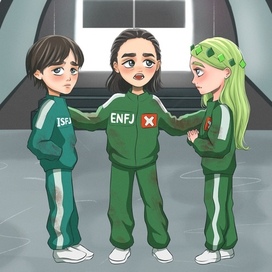 Фан-арт по "Игре в кальмара"