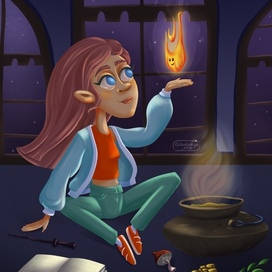 Девочка колдунья