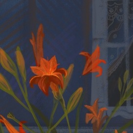 Деревенское окно