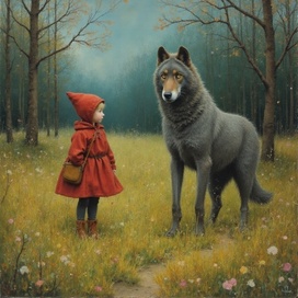 красный колпачек и серый волк
