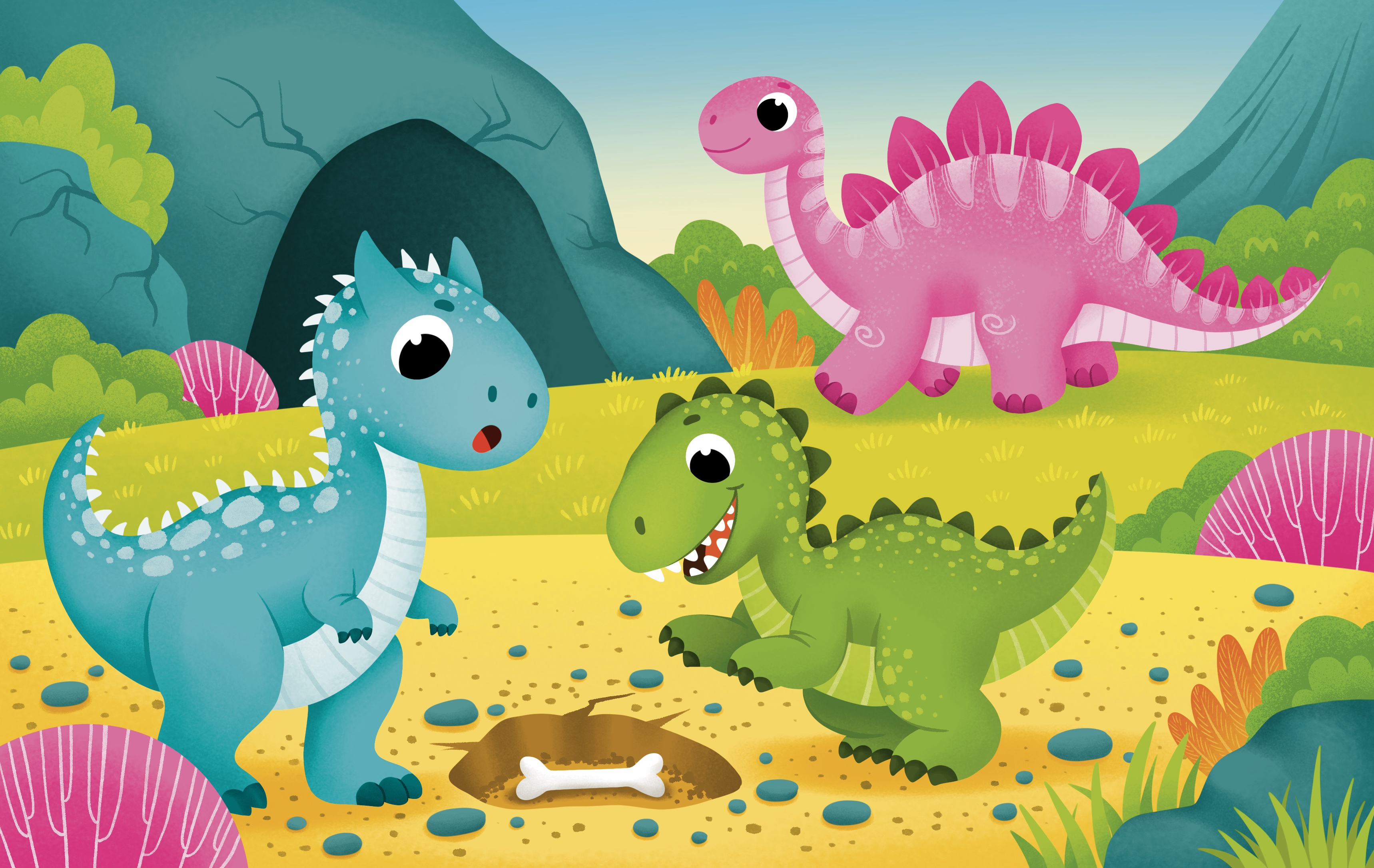 В мире динозавров