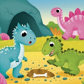 В мире динозавров