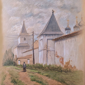 у стен Мещовского монастыря