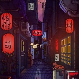 Уличные пиксели 