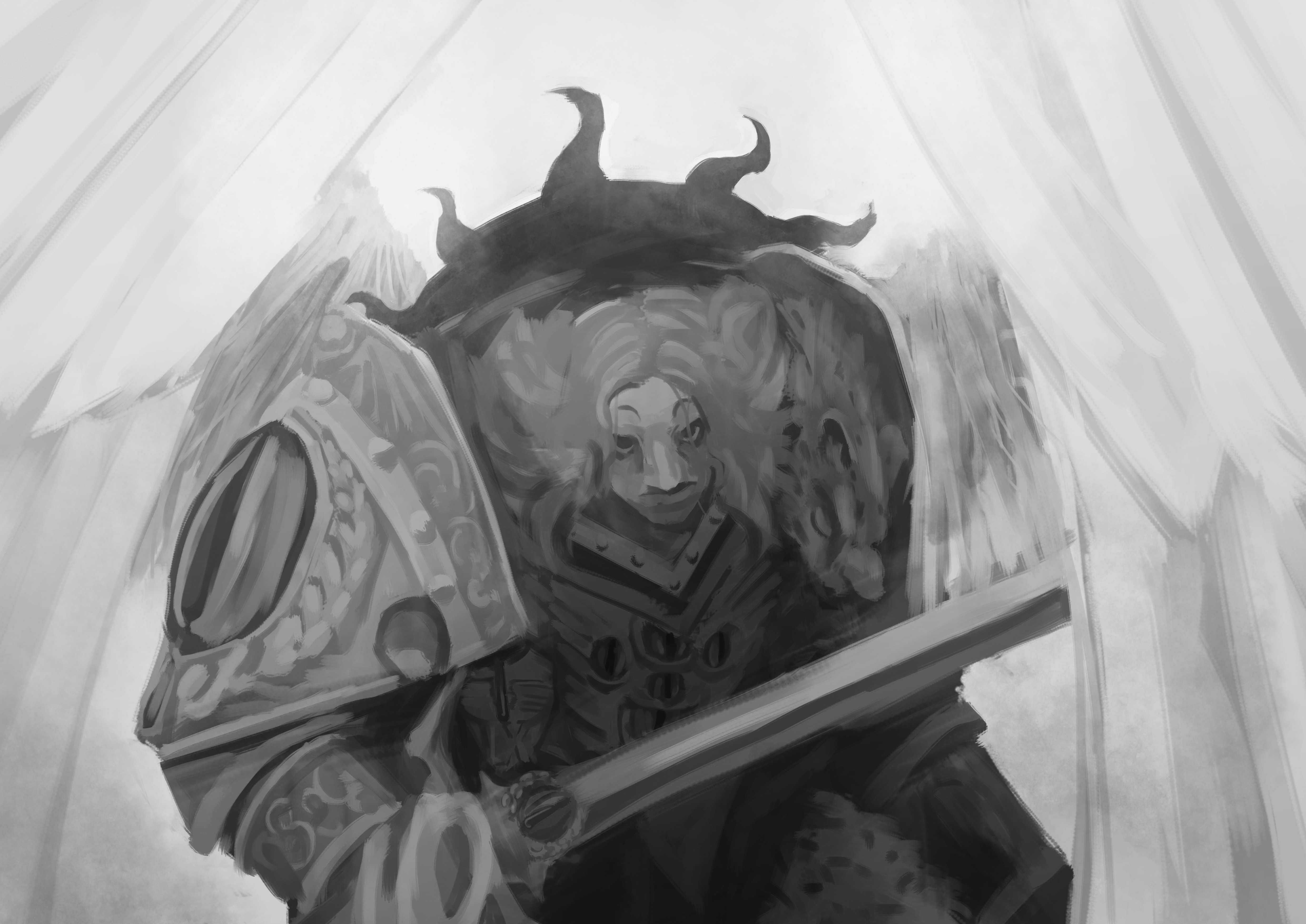 Иллюстрация по Warhammer 40k