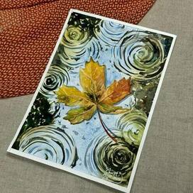 Кленовый листик в нуже