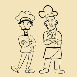 Иллюстрации для Pizza Society