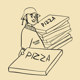 Иллюстрации для Pizza Society
