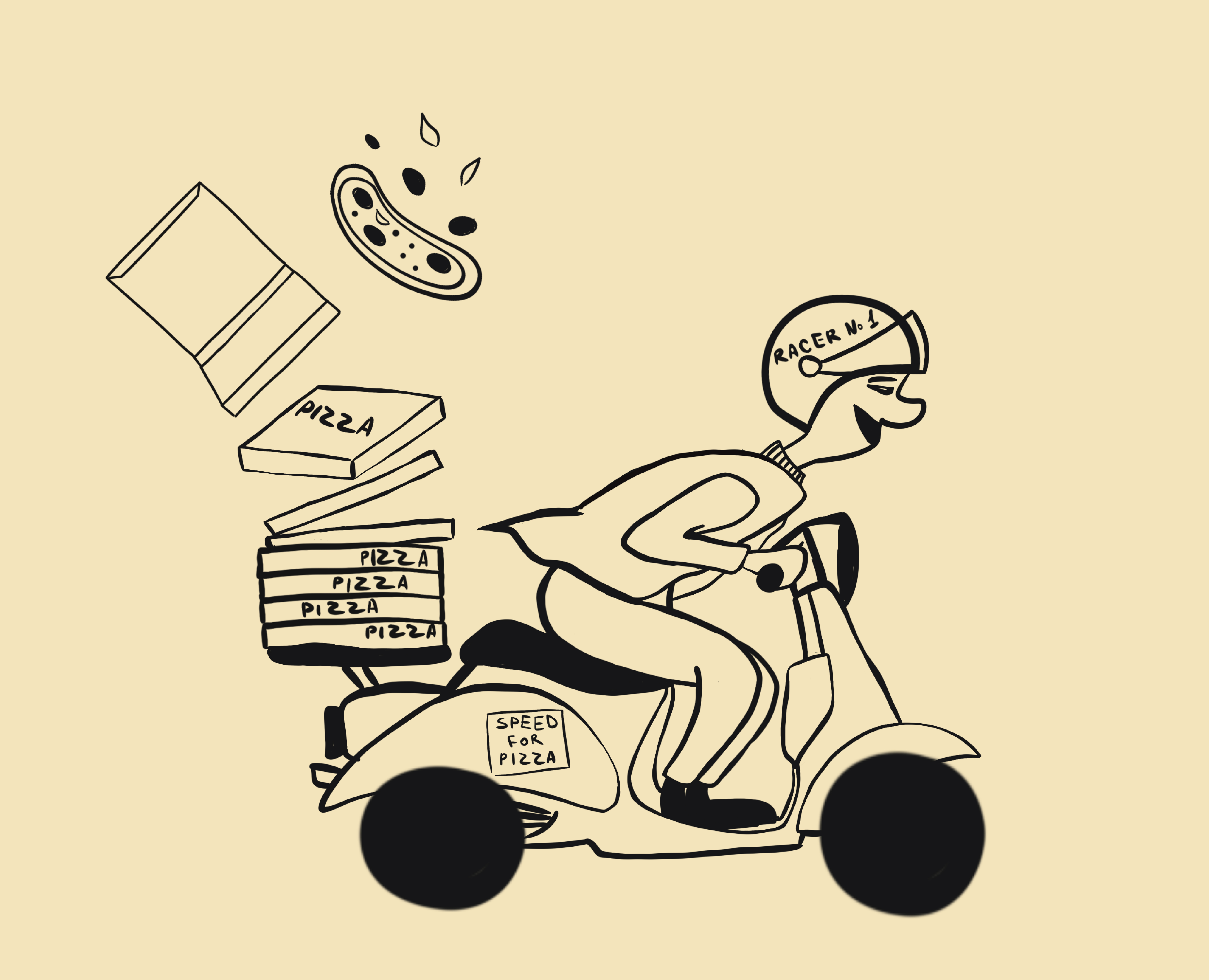 Иллюстрации для Pizza Society