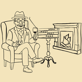 Иллюстрации для Pizza Society