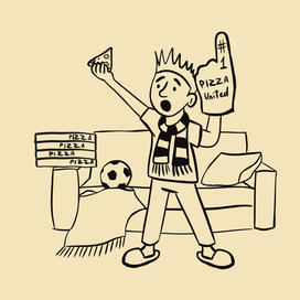 Иллюстрации для Pizza Society