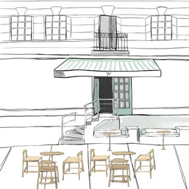 Иллюстрации для кофейни YU