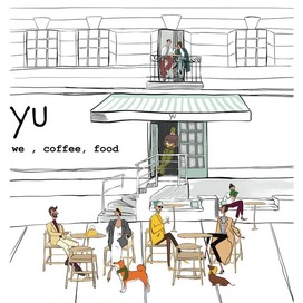 Иллюстрации для кофейни YU