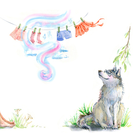 Иллюстрация для сказок Юлии Чернухиной "Волшебные витражи. Удивительные истории". Издательство "Эксмо"