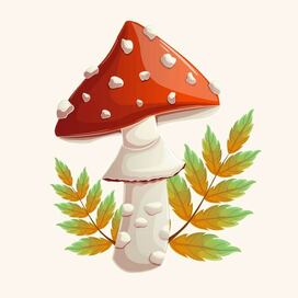 Осенний сет. Мухомор 