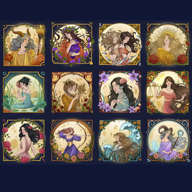 Иллюстрации для календаря от АСТ на 2026