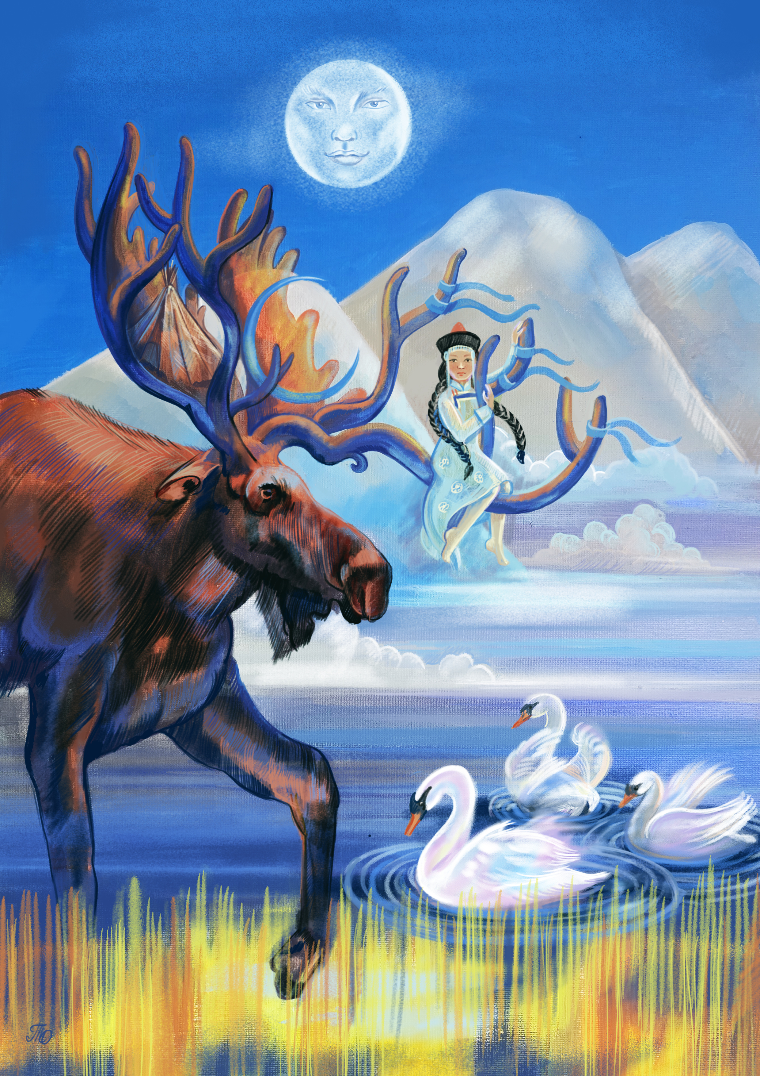 Сказка о девушке Луне