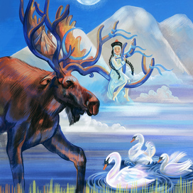 Сказка о девушке Луне