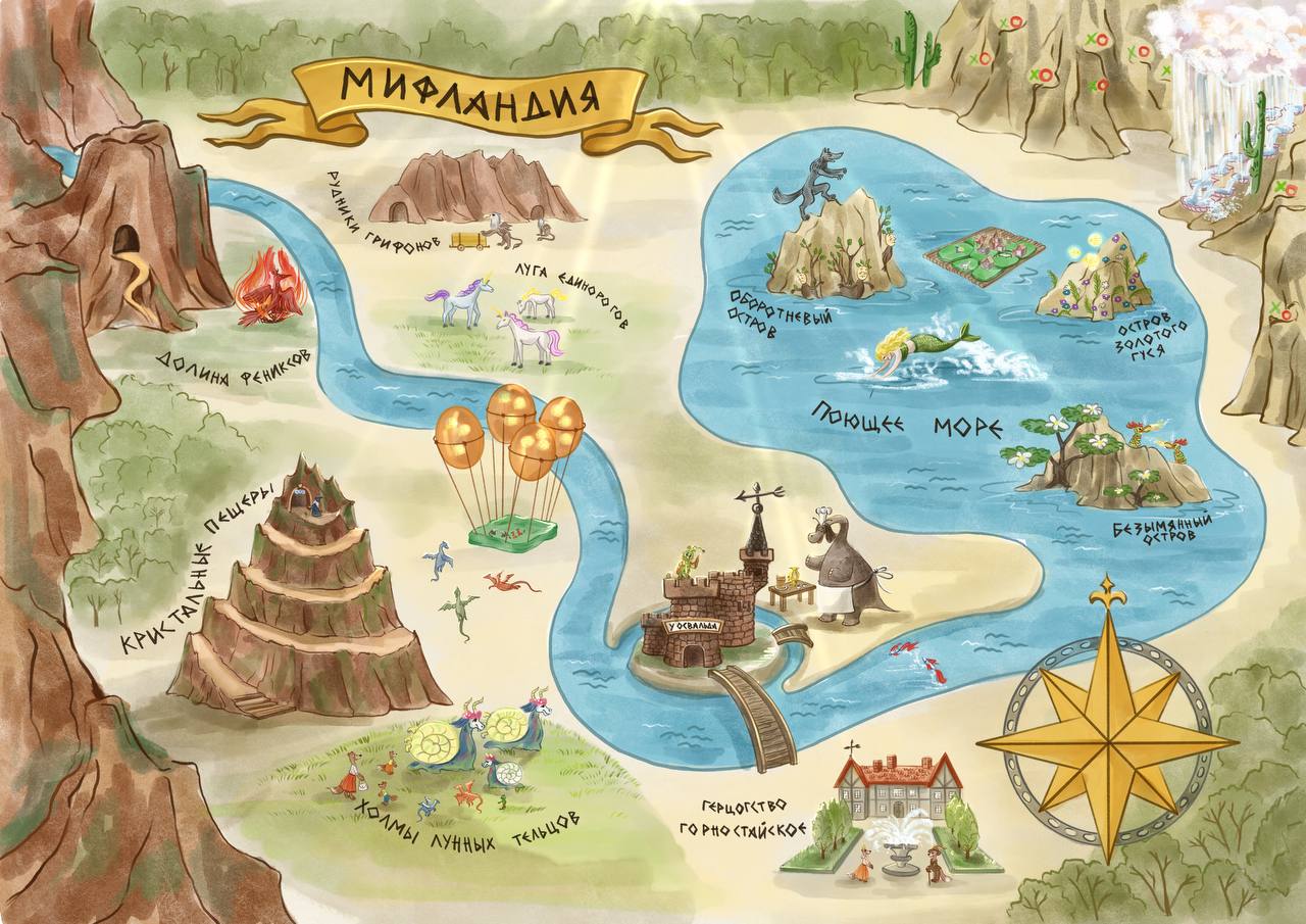 форзац книги "Говорящий сверток - продолжение истории"