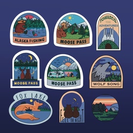 стикерпак "Дикая Природа"