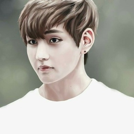 Цифровой портрет Ким Тэхён