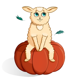 Овечка для упаковки свечей