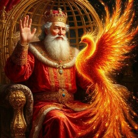 Конёк-Горбунок, жар, птица.