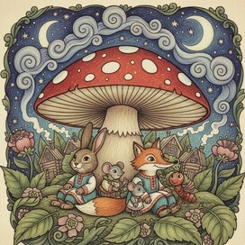 "под грибком"