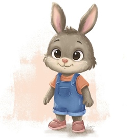 Тестовая иллюстрация. Персонаж для книжного проекта.