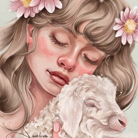 Девушка с ягненком