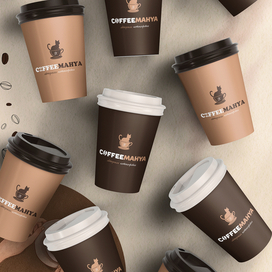 Логотип котокофейни "COFFEEMANYA"