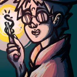 Авторская закладка с Гарри Поттером