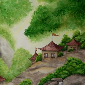 Лето в горной деревне