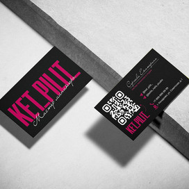 Визитка для услуг мастера по маникюру