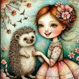 веселый ежик