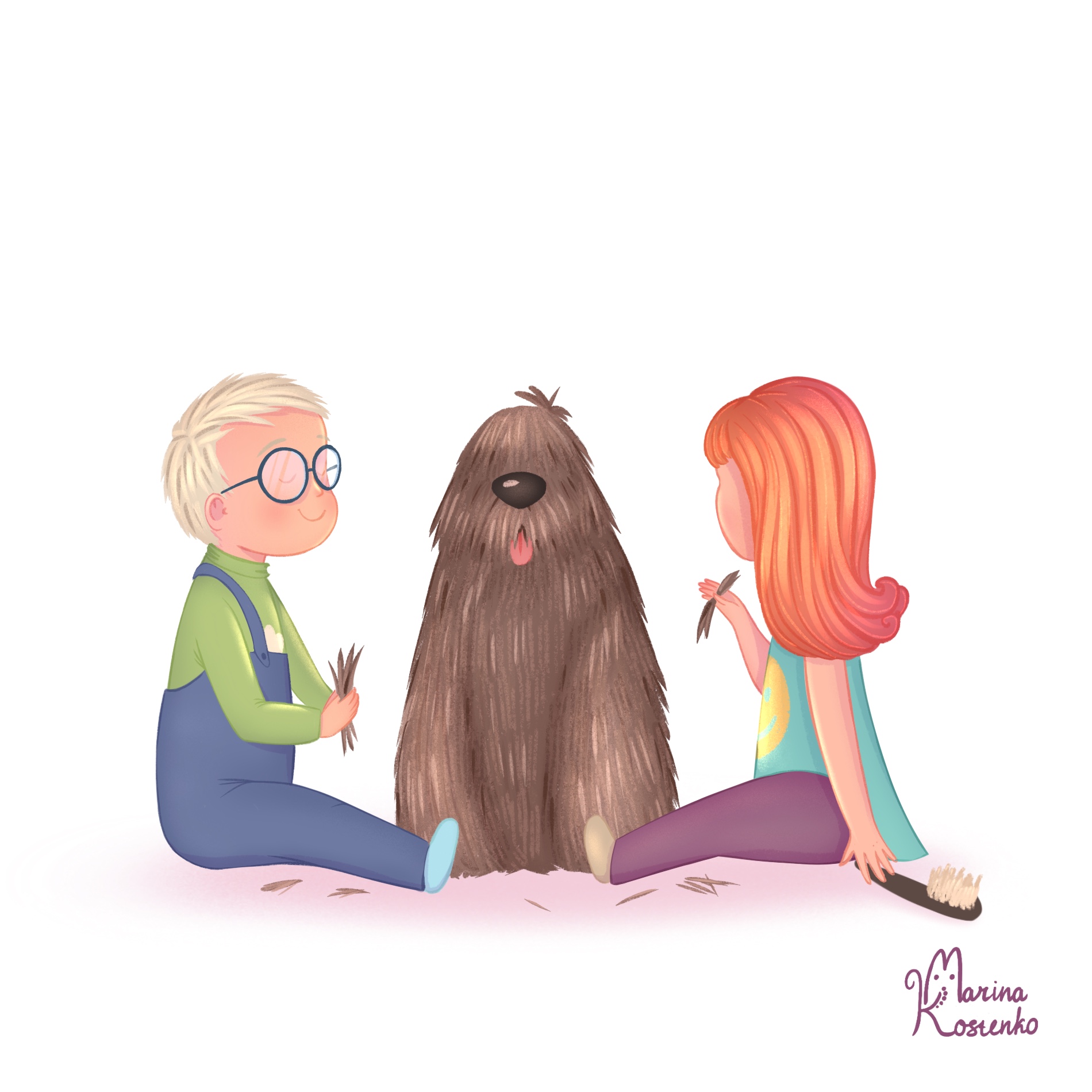 Щ / Алфавит из персонажей