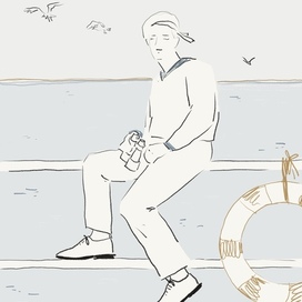 Иллюстрация для сборника стихов "Больше разговоров" ЭКСМО 2024