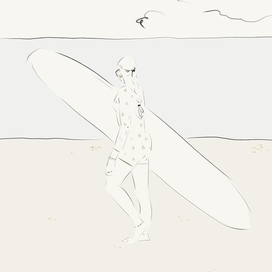 Иллюстрация для сборника стихов "Больше разговоров" ЭКСМО 2024