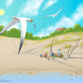 Июль, у моря )))