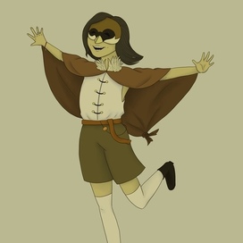 Иллюстрация Воробей в стиле Yaelokre