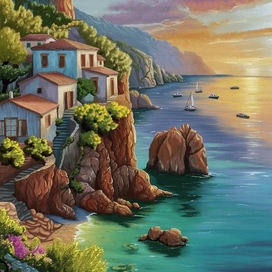 Город у моря