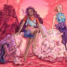 Фанарт к мультфильму вселенная стивена 