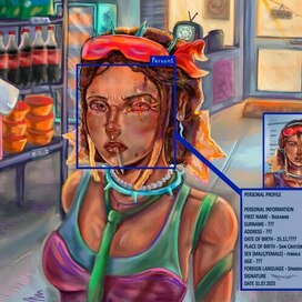 Мой персонаж в супермаркете 