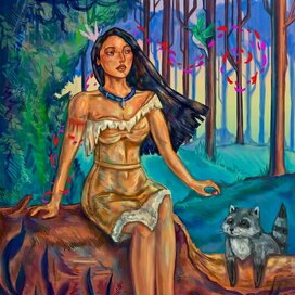 Иллюстрация к Покахонтас 