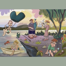 Летний закат