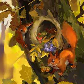 Как птицы и звери к зиме готовятся