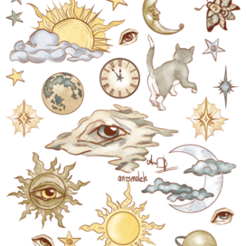 Стикерпак "Небеса"