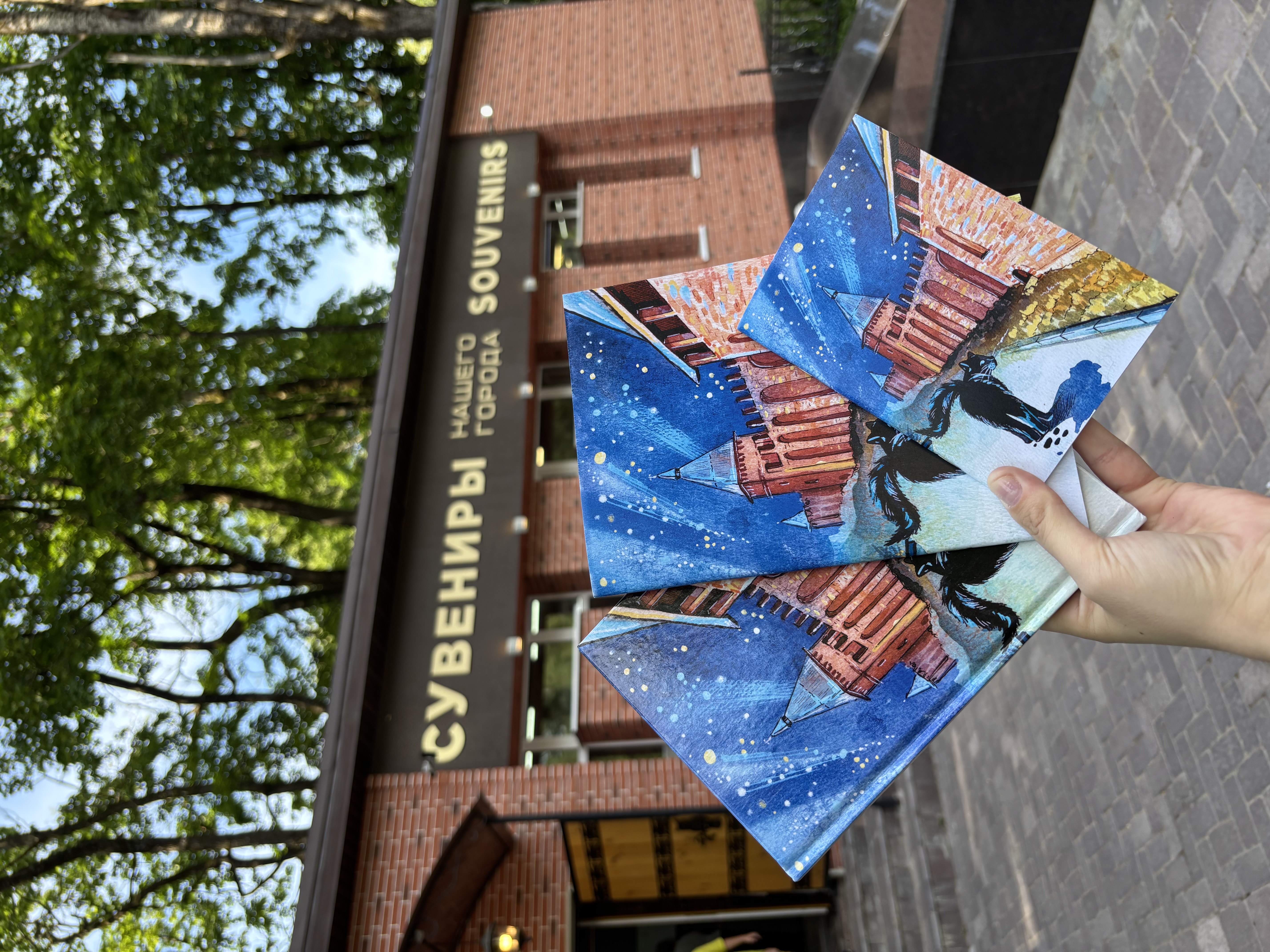 Иллюстрация для магазина сувениров «Смоленский кот»