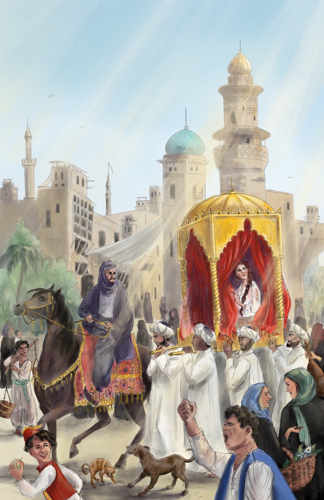 Иллюстрация к книге «Золотая невеста»